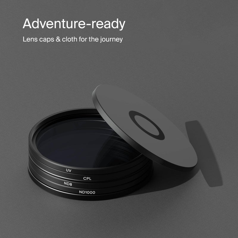 Urth 52mm UV, Circular Polarizing (CPL), ND8, ND1000 Lens Filter Kit (Plus+) - Image 5